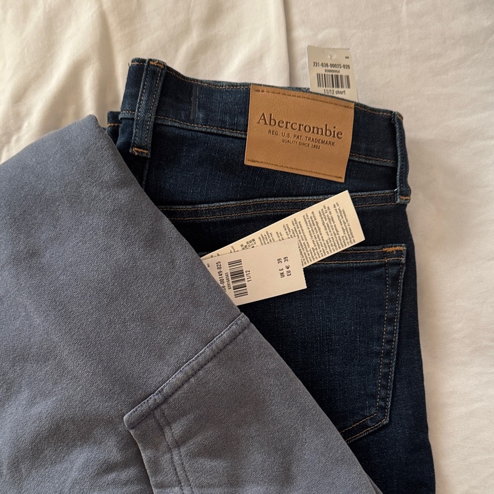 Abercrombie Dark Blue Jeans and Blue Hoodie size 11